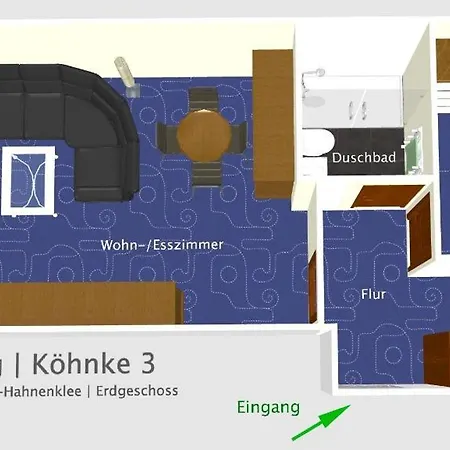 Premiumferienwohnung-|-koehnke-3 Apartment